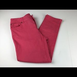 Chico’s Hot Pink Denim Ankle Pant Jean Sz 1.5 M 10